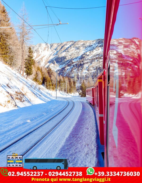 Treno Rosso da Brescia Rovato Trezzo Bergamo Cinisello Seregno Lecco